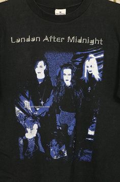 London After Midnight t shirt vintage rare black tee shirt | Etsy Band Shirt Outfits, 45 Grave, Goth Stores, Gothic Bands, Andrew Eldritch, London After Midnight, Gothic Music, Goth Bands, Goth Music