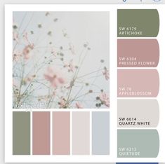 the color scheme for this website is pale and soft pinks, green, blue, and white