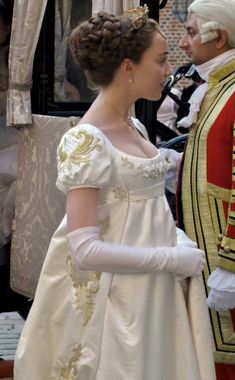 Regency Wedding, Gown Costume, Wedding Gown Simple Elegant, Daphne Bridgerton, Wedding Gown Simple, Diamond Dress