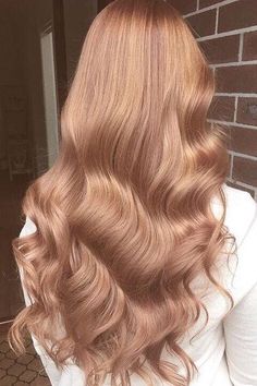 Blond Rose, Gold Hair Colors, Hair Color Rose Gold, Ingrid Bergman, Rose Gold Hair, Brown Blonde Hair