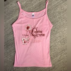 Authentic Counting Crows Tank Top From Concert Condition: New Without Tags Shirts, Tank Tops, Etc. At The Concert Do Not Have Tags On Them Size: Xl, Fits Like A Large Colors: Pink, Maroon, White Says Counting Crows A Long December With The Song Lyrics Also Written On The Front Material: 100% Cotton Smoke Free/Pet Free Home Y2k Sleeveless T-shirt For Spring, Pink Sleeveless T-shirt For Spring, Spring Y2k Style Cotton Tops, Y2k Style Cotton Tank Top For Spring, Vintage Pink Tank Top For Spring, Concert Tank Top, Counting Crows, Classic Girl, The Concert