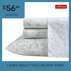 the sheet set is $ 59 95 and has floral designs on it, along with two matching pillow cases