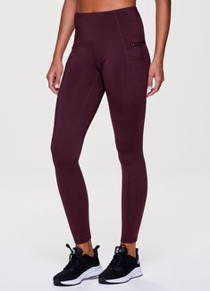 Never miss out on a good workout because of the cold with our Prime Hit The Road Fleece Legging. These full length leggings are made with moisture wicking fabric and super soft fleece lining to keep you warm and dry, without using traditional heavy-weight fabrics. Two zipper pockets hold your valuables securely, while open tech pockets on each side are perfect to tuck your phone or hands in to. Finished with a supportive high waistband and fitted silhouette, these versatile tights are functional Full-length Moisture-wicking Tights For Gym, Full Length Moisture-wicking Tights For Gym, Moisture-wicking Full Length Gym Tights, Sweat Resistant Full Length Running Activewear, Functional Full-length Sweat-resistant Activewear, Go-dry Full-length Sportswear Activewear, Go-dry Full Length Sportswear Activewear, Full Length Moisture-wicking Activewear, Winter Sports Leggings Made Of Elastane