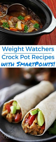 the weight watcher's crock pot recipes with smart points are easy to make