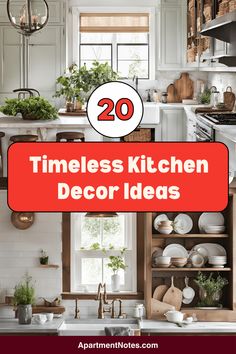 Discover classic design elements that never go out of style! From subway tile backsplashes to Carrara marble countertops, these timeless kitchen ideas will keep your space fresh and appealing for years to come. Get inspired to create a kitchen that stands the test of time! 🏠🍽️ Click to explore all 20 ideas!