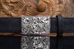 Tyson Swirl SS Belt Buckle 1.5 - AXEL'S Knit Outerwear, Silver Accessories, Scarf Jewelry, Silver Cuff Bracelet, Colored Denim, Soldering, Belt Buckle, Ring Bracelet, Silver Bracelets