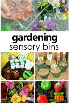 garden activities and crafts for kids to play with