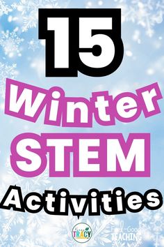 Winter Steam Activities Elementary, Winter Stem Activities For Kids, Activities For Elementary Kids, Stem Printables, Spring Stem Activities, Winter Stem Challenges, Stem Winter, Winter Study, Christmas Stem Activities