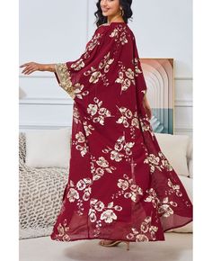 Get 10% off now! Buy burgundy and gold embroidered muslim abaya dress set for eid at cheap price online. Free stable shipping and pro custom service since 2009. Traditional Gold Maxi Dress For Eid, Gold Maxi Length Abaya For Festive Occasion, Gold Embroidered Floor-length Abaya, Gold Floor-length Abaya With Gold Embroidery, Gold Long Sleeve Kaftan For Eid, Gold Long Sleeve Abaya With Dabka, Gold Embroidered Abaya For Festive Occasions, Gold Abaya With Gold Embroidery For Festive Occasions, Gold Long Abaya For Festive Occasions