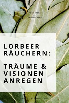 Neuanfang: Wie Kräuter räuchern den Neubeginn erleichtern • Ruby Nagel Healthy Herbs, Healing Plants, Planting Herbs, Spell Book, New Tricks, Body Health, Natural Health, Feng Shui, Healthy Life