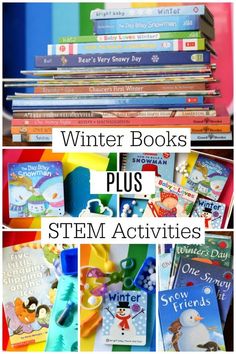 Winter Storytime, Storybook Stem, Winter Read Alouds, Steam Night, Winter Homeschool, Stem Winter, February Themes