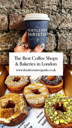 An alternative travel guide to the best independent coffee shops and bakeries in London including: The Gentleman Baristas, Cookies and Scream, Kaffeine and Rinkoff Bakery. A London city guide for fellow off-beat adventurers. London Coffee Shop, London England Travel, London Cheap, London Tips, London Vacation, Best Coffee Shop, London Christmas, London Food, London Places