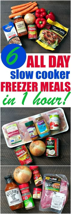 all day slow cooker freezer meals