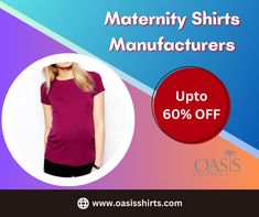 Elevate your maternity apparel collection with our maternity shirts manufacturing services. Grab upto 60% Off on custom maternity shirt orders. Provide your customers with comfortable and stylish shirts designed specifically for expectant mothers. Maternity Shirts, Clothing Business, Maternity Shirt, Maternity Fashion