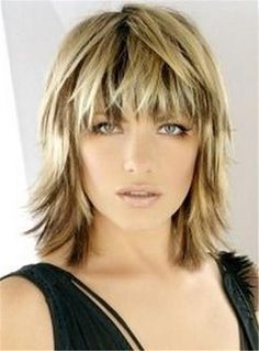 Medium Choppy Hair, Blonde Haircuts, Layered Hairstyles, Medium Length Hair With Layers, Choppy Hair, Shag Hairstyles