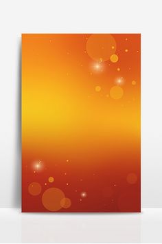 an orange and yellow background with circles