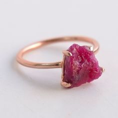 "Cyber Sale, Statement Ring, Raw Crystal Ring, Raw Gemstone Ring, Raw Dainty Ring, Christmas Sale, Birthday Gift, Gift For Mom, Anniversary Gift, New Year Gift, Gift For Wife, Gift For Her, Women's Jewelry, Gift for Girls, Everyday Jewelry, Gemstone Jewelry, Gemstone Ring, Sterling Silver Jewelry, Silver Ring, Healing Crystal Jewelry, Handmade Jewelry Natural Raw Ruby Sterling Silver 925 Ring. RUBY is in Raw form and it has a beautiful intense vivid color. DETAILS: - Gemstone: Ruby - Nature: Nat 14k Rose Gold Sapphire Gemstone Ring Gift, 14k Rose Gold Sapphire Ring Gift, 14k Rose Gold Crystal Gemstone Ring, Rose Gold Crystal Gemstone Ring In 14k Gold, Adjustable 14k Rose Gold Rings For Gifts, 14k Rose Gold Gemstone Promise Ring, 14k Rose Gold Sapphire Ring Fine Jewelry Gift, Rose Gold Crystal Birthstone Promise Ring, 14k Gold Rings With Natural Stones For Gift