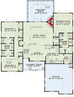 this is the first floor plan for these house plans