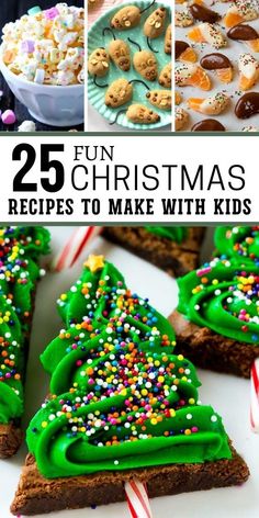 Spend the holidays creating festive treats with your little ones! These no-bake Christmas recipes to make with kids are easy and so much fun. #ChristmasRecipesToMakeWithKids Simple Christmas Sweets, Party Food Ideas Kids, Christmas Eve Finger Food Ideas, Fun Christmas Recipes, Christmas Recipe Ideas, Recipes To Make With Kids, Christmas Crockpot, Easy Holiday Baking, Christmas Desserts Kids