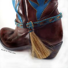 Horsehair Jewelry, Western Riding Boots, Bridal Boots, Boot Toppers, Vintage Cowboy Boots