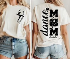 Dance Shirts Ideas, Dance Mom Svg, Dance Team Shirts, Dance Store, Dance Comp, Dance Mom Shirts, Teaching Outfits, Shirts Pillows, Team Mom