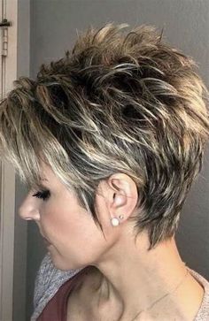 Short Hair Over 60, Funky Short Hair, Short Hair Pixie Cuts, Short ... Short Spiky Haircuts, Short Spiked Hair, Funky Short Hair, Short Spiky Hairstyles, Pool Hairstyle Ideas, Short Haircut Styles, Short Hair Pixie Cuts, Spiked Hair