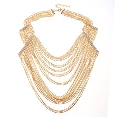 Material: Metal (Zinc Alloy) Chain Type: Link Chain Necklace Type: Chains Necklaces Geometric shape Trendy Chain Link Necklaces For Party, Trendy Chain Link Necklace For Party, Chunky Chain Alloy Necklace For Party, Party Necklaces With Gold Snake Chain, Trendy Link Chain Necklace For Party, Trendy Party Gold Chain Necklace, Party Necklace With Gold Snake Chain, Party Gold Snake Chain Necklace, Gold Alloy Necklaces For Party