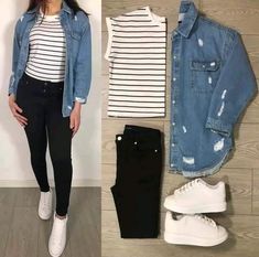 Causal Party Outfits, Outfits Con Jeans Y Tenis, Causal Outfits For Women, Comfortable Teacher Outfits, Casual College Outfits, Clothes And Shoes, Stylish Work Outfits