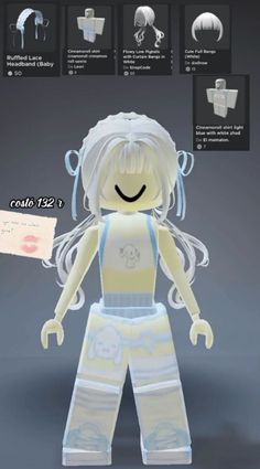 a paper doll is shown with instructions to make it look like she's smiling