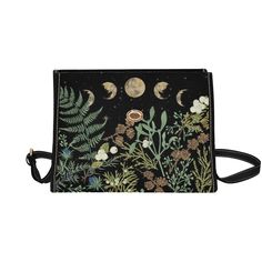 Embrace the whimsical charm of Cottagecore with our Pine Forest canvas satchel bag. Step into a world of enchantment and carry nature's beauty wherever you go. · [Material]: Polyester curtain + Plastic hook + Alloy eyelet· [Size]: 175cm x 190cm (69" x 75")· [Print Technology]: Thermal transfer print· [Print Position]: Single-sided printing· [Color]: White (unprinted side)· [Type]: Waterproof shower curtain with 12 C-shaped hooks· [Occasion]: Suitable for quickly creating a more private space in Botanical Style Canvas Bags For Everyday Use, Botanical Canvas Bags For Everyday Use, Nature-inspired Rectangular Bag For Daily Use, Goth Purse, Mini Sling Bag, Forest Moon, Canvas Satchel, Boho Purse, Mini Messenger Bag