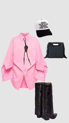 Pink Western Outfit, State Fair Outfit Ideas, Pink Cowgirl Outfit, Fair Outfit Ideas, Gig Outfit, Fair Outfit, Cowgirl Outfit, Fair Outfits, Western Outfit