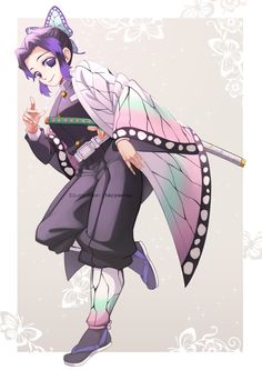 an anime character dressed as a fairy holding a wand