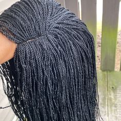 Micro Twist Wig Braided Twist Wig Parted Braid Wig Twisted Wig Senegalese Twist Color Black New 30inch Senegalese Twist Color, Brown With Grey Highlights, Twist Wigs, Blue Grey Hair, Braided Twist, Micro Twists, Beach Curls, Short Ombre, Gothic Bride