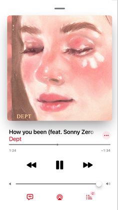 an mp3 player with the words, how you been feat sony zero dopp