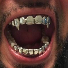 Vampire Grillz, Mouth Grills, Grillz Teeth, Diamond Grillz, Gold Grill, Gold Grillz, Grills Teeth, Tooth Gem, Gold Teeth