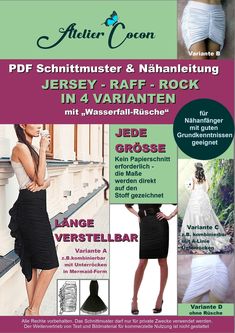 an advertisement for a women's clothing store with pictures of different dresses and accessories