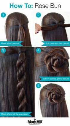 No words for this Little bit tricky but yaah also beautiful after done correctly! Tutorial Chignon, Rose Bun, Hair Bun Tutorial, Fishtail Braid, Hairstyles Men, Peinados Fáciles Para Cabello Corto, Easy Hairstyles For Long Hair, About Hair, Hair Designs