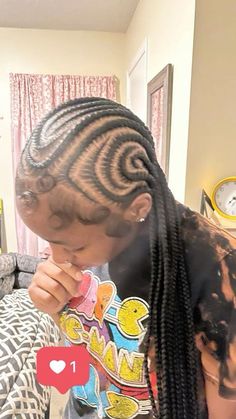 Cute Simple Braiding Hairstyles For Black Women, Cute Quick Styles For Black Women, What To Wear With Blue Hair, Hairstyles Added Hair, Birthday Hairstyles For Black Women Braided, Braided In The Front Curly In The Back Natural Hair, Type 4a Hairstyles, Scalp Braided Hairstyles, Protective Natural Hair Styles For Black Women