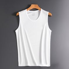 Season:Summer; Fabric:Cotton Blend; Sleeve Length:Sleeveless; Look After Me:Washable,Machine wash; Gender:Men's; Style:Comfortable,Casual; Elasticity:Micro-elastic; Tops Type:Moisture Wicking Shirts,Vest Top,Undershirt,Tank Top,Sleeveless Shirt; Occasion:Gym,Weekend,Outdoor,Daily,Holiday,Street; Age Group:Adults'; Fit Type:Regular Fit; Pattern:Solid Color; Design:Mesh; Neckline:Crew Neck; Front page:FF; Listing Date:07/25/2022; Bust:; Length: Mesh Clothing, Undershirt Tank Top, Cheap Tank Tops, Color Crew, Style Comfortable, Vest Shirt, Men's Tank, Black Khakis, Online Tops