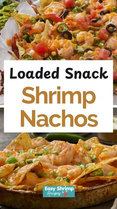 Shrimp nachos are the ultimate fusion of crispy tortilla chips, melty cheese, and juicy shrimp, creating a dish that’s perfect for game day, parties, or a delicious snack anytime. Shrimp Snack Recipes, Seafood Nachos Recipe, Popcorn Shrimp Recipe, Seafood Nachos, Shrimp Nachos, Grilled Shrimp Salad, Shrimp Bowl, Seafood Dinner Recipes, Popcorn Shrimp