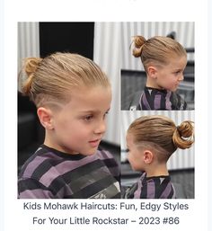 Boys Undercut Hairstyle Long, Boys Haircut Long On Top Shaved Sides, Kids Man Buns, Baby Boy Long Hair, Boys Undercut, Boys Haircuts Long Hair, Man Bun Haircut