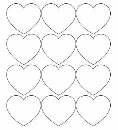 hearts cut out into the shape of heart shapes for valentine's day or other occasions