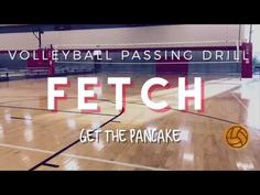 volleyball passing drill fetch get the pancake