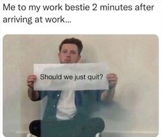 Co Worker Memes, Funny Coworker Memes, Bestie Funny, Job Memes, Meme Love, Work Bestie