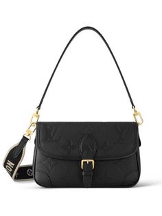 Gender: Women   Brand: LOUIS VUITTON   Product Name: Diane Monogram Leather Shoulder Bag Black   Bags Alora Code: 84788555   Color: black   Composition: Cowhide Leather   Origin: France   Features:  Removable Strap Leather Handles Flap Closure    Designer Style ID M46386 Cross Bag, Pretty Bags, Monogrammed Leather, Timeless Handbag, Shoulder Bag Black, Carry All Bag, Designer Style, Bags Designer Fashion, Exclusive Bag