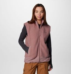 An essential layer to have on hand in chilly temps, made with a soft Sherpa fleece, hand pockets, and a drawcord-adjustable hem to seal out the elements. Warm Casual Fleece Jacket For Outdoors, Casual Warm Fleece Jacket For Outdoor, Casual Fleece Jacket For Outdoor, Casual Insulated Fleece Jacket For Outdoor, Casual Winter Outerwear With Functional Drawstring, Casual Fleece Jacket With Pockets For Hiking, Casual Outdoor Fleece Jacket With Cozy Fit, Casual Midweight Fleece Jacket, Casual Cozy Fit Fleece Jacket For Outdoor