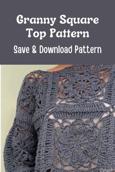 7 Crochet Summer Tops that are perfect for beginner to advanced crocheters. Each top uses a granny square pattern that is reeated again and again. Crochet Granny Square Top Pattern Free Easy, Free Crochet Granny Square Top Patterns, Lacy Granny Square Crochet Pattern, Women's Crochet Tops Free Patterns, Granny Square Cover Up, Free Granny Square Sweater Pattern, Crochet Granny Square Sweater Free Pattern, Granny Square Clothes Free Pattern, Crochet Top With Granny Squares