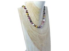 multi coloured mookaite jasper necklace with sterling silver beads Base Chakra, Multi Coloured Necklaces, Chakra Beads, Mookaite Jasper, Jasper Necklace, Chakra Jewelry