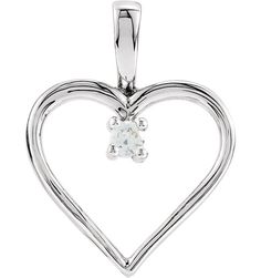 Diamond #Solitaire #Heart #Pendant in White Gold - Heart Shaped Pendant, Big Diamond, Buying Diamonds, Heart Shape Pendant, Bar Pendant, Princess Cut Diamonds, Heart Jewelry, Yellow Rose, Diamond Solitaire