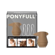 PRICES MAY VARY. HIGH-QUALITY HAIR TOOL: Expertly crafted using elastic with a self-gripping material on the end, the Kitsch PONYFULL Ponytail Volume Enhancer allows you to create a fuller, thicker, more voluminous-looking pony in just minutes. INSTANTLY THICKENS PONYTAIL: Essential for elevating thin, lackluster ponytails to show-stopping ponies, this patent-pending, styling tool slides into your ponytail effortlessly and comfortably – adding fullness and height to your hair without extensions. Kitsch Ponyfull, Full Ponytail, Stylish Ponytail, Perfect Ponytail, Professional Hair Tools, Blonde Ponytail, Lifeless Hair, Heatless Hairstyles, Make Up Remover